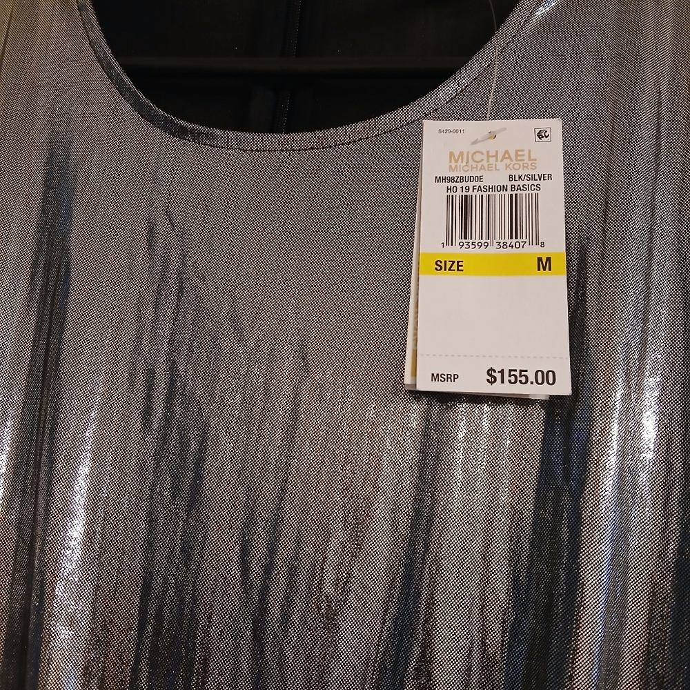 Michael Kors Shiny Silver Dress